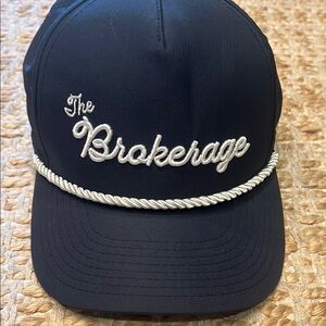 The Brokerage Navy Cap with Rope Detail